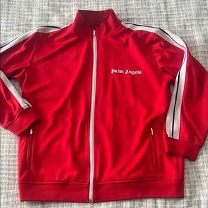 Palm Angels Red Track Jacket & Short